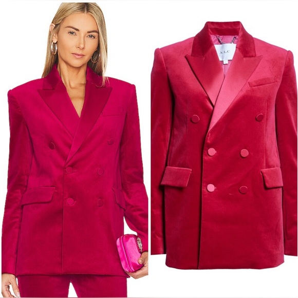 A.L.C.'s Declan blazer jacket electric pink red NWT